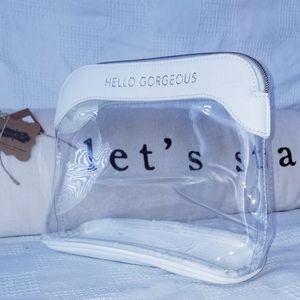 Clear makeup bags